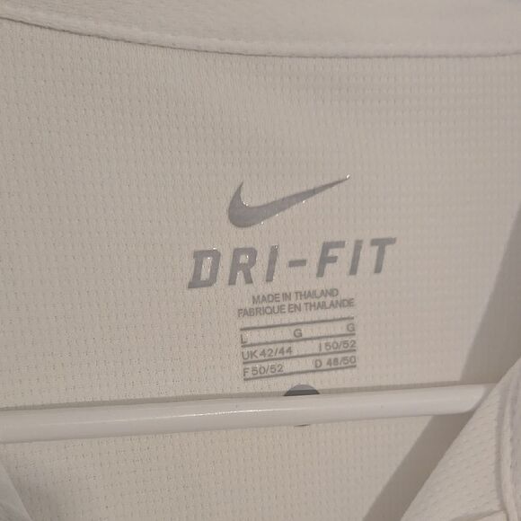 Nike Men's White Dri-FIT Polo Shirt - Picture 3 of 6